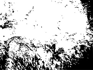 Obraz premium Relief stone surface texture. Old concrete wall. Monochrome image. Grunge distress texture. Vector template.