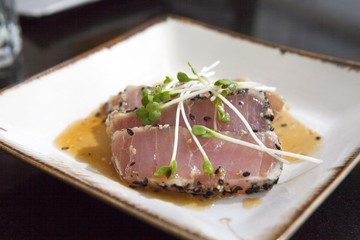 Seared Ahi Sashimi