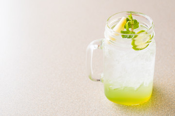 Apple and lemon juice