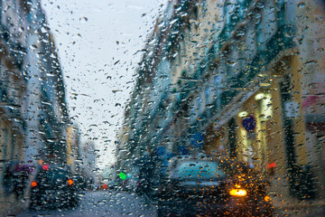 lisbon rainny day