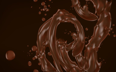 chocolate flow element