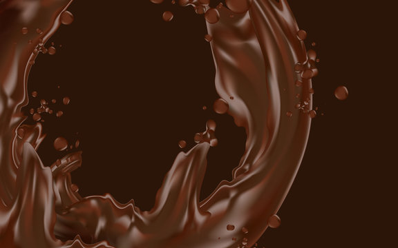 chocolate flow element