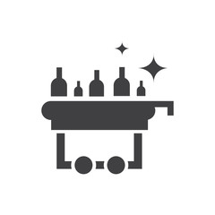 Drink in airport icon vector design