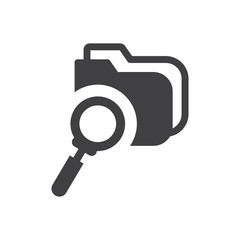 Look Folder data analysis icon