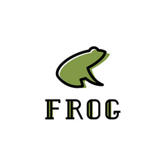 Frog illustration vector trend