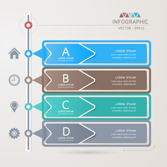 Design template for infographic / banners or website