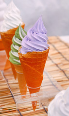 soft serve ice cream