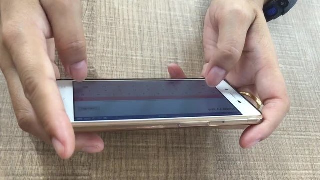 Man is short messege for business.