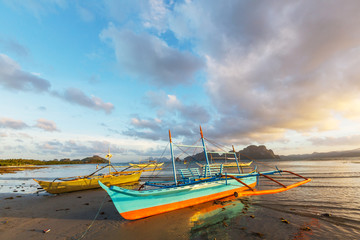Obraz premium Boat in Philippines