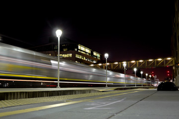 Fototapeta na wymiar Night Train