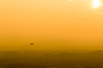 silhouette  on Phu Bo-Bit viewpoint
