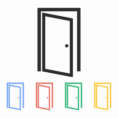 Door - vector icon.