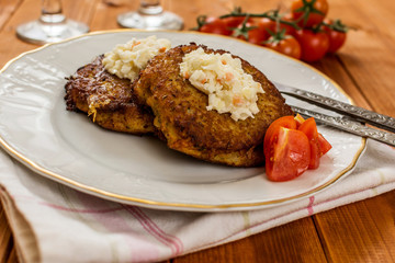 Fried potato pancake