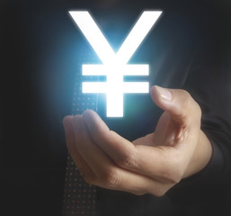 Obraz premium Money icon in hand