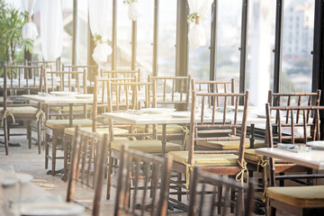 empty restaurant interior