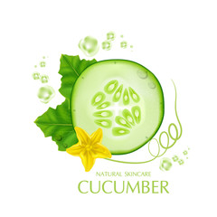Cucumber Natural Moisture Skin Care Cosmetic.