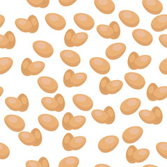 Fototapeta na wymiar Seamless pattern with eggs