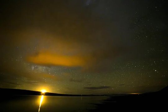 Lake Pukaki, New Zealand - Night Timelapse