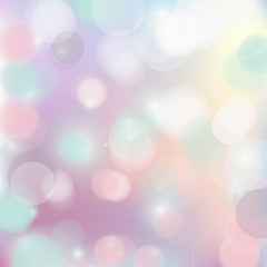 Fototapeta premium Vector background with blurred circles and gradient