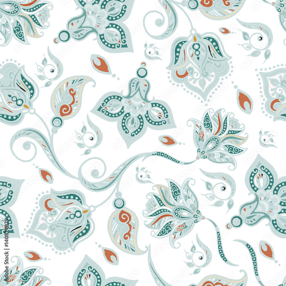 Poster seamless repeating abstract pattern.vector