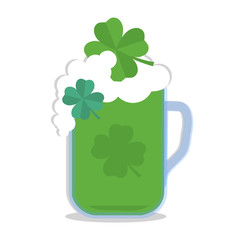 green beer cloverleaf