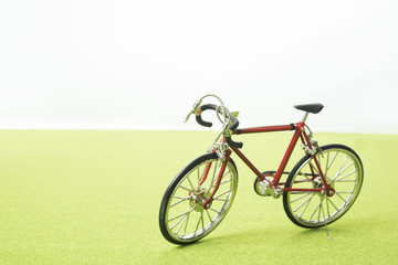 Obraz na płótnie Canvas ミニチュアの自転車 