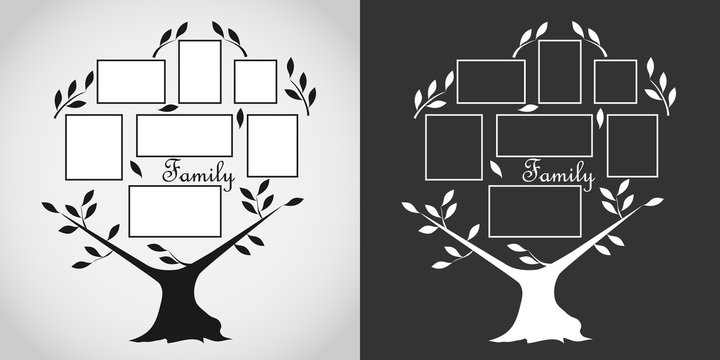 Family tree with photos