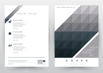 Cover Design Vector template set Brochure, Annual Report, Magazine, Poster, Corporate Presentation, Portfolio, Flyer, Banner, Website. A4 size