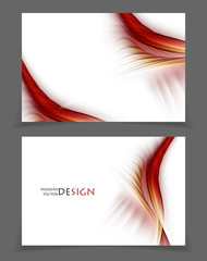 Vector business cards bright templates set. Elements for design. Magazine, annual reports vector templates. Eps10