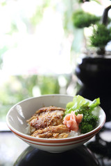 chicken teriyaki with rice