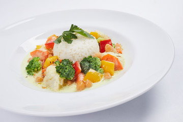 rice with vegetables