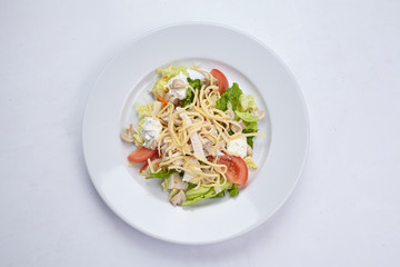 salad on the table
