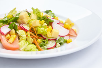 salad on the table