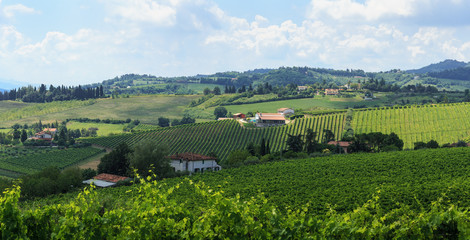 Typical Italian landscape in Tuscany