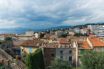 Fototapeta na wymiar Panoramic view of Cannes, France
