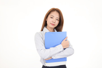 微笑むビジネスウーマン