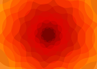 Wave orange background. Vector. EPS 10.