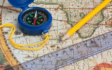 map and compass