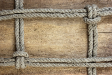 frame made of rope
