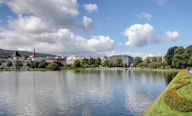 Obraz premium ville portuaire de Bergen