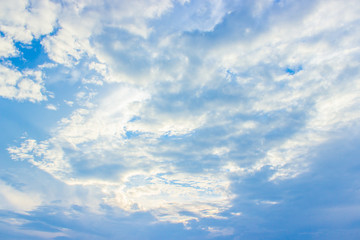 Fototapeta premium blue sky and white clouds in day time