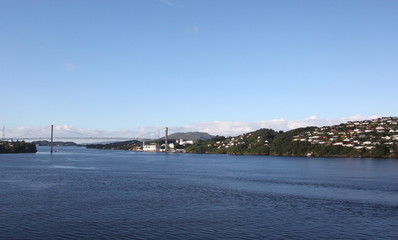 Obraz premium ville portuaire de Bergen en Norvège