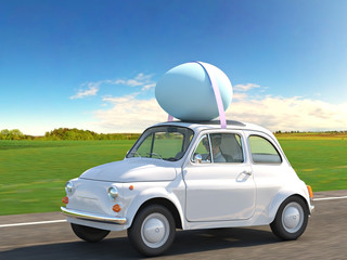 easter is coming. 3d rendering