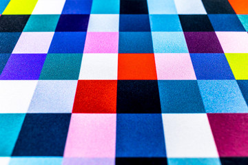 Colorful square pattern