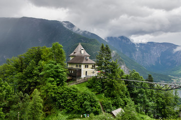 Main office of Salt Mines at  Hallstatt, Salzkammergut region, Austria