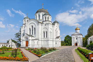 Fototapeta na wymiar Spaso-Euphrosyne Monastery in Polatsk, Belarus