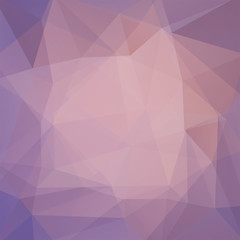 Abstract mosaic background. Triangle geometric background. Design elements. Vector illustration. Purple, beige, brown colors.