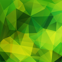 Obraz na płótnie Canvas Polygonal green vector background. Can be used in cover design, book design, website background. Vector illustration