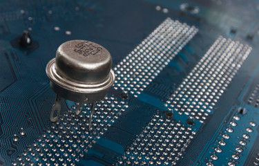 old silicon chip