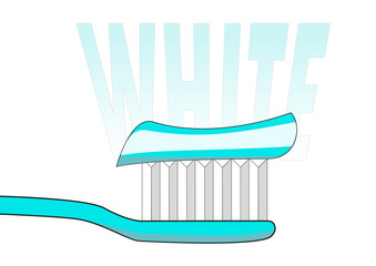 spazzolino dentifricio/sfondo white